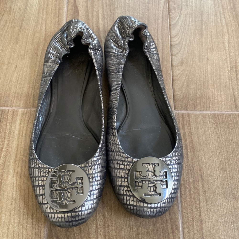 Tory Burch Embossed Flats